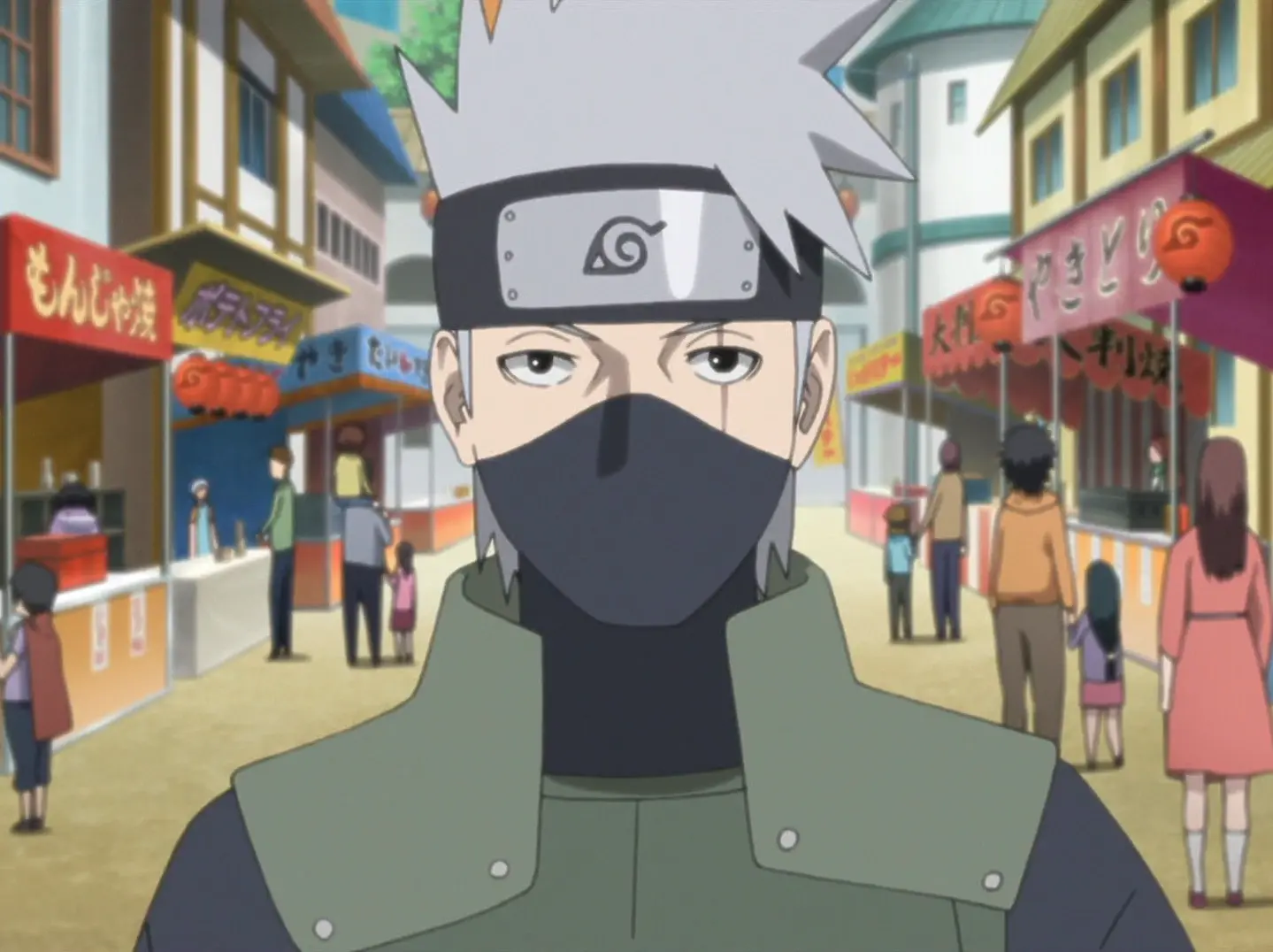 Dans les rues de Konoha
