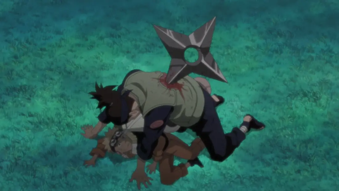 Iruka protège Naruto — la nuit où tout a commencé